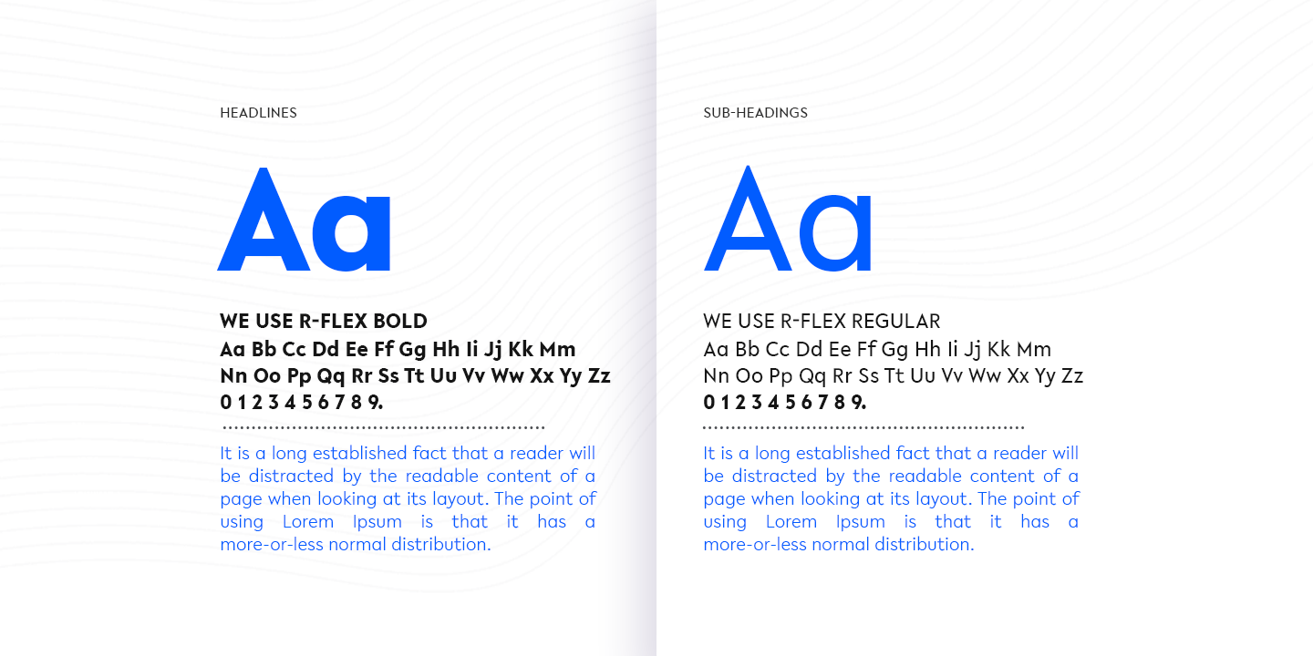 Example font R-Flex #11